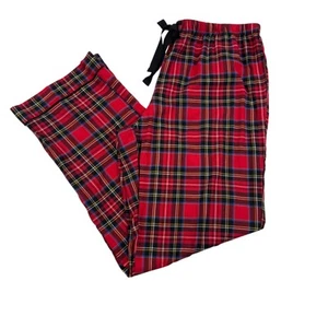 Stars Above Soft Cozy Comfy Wide Leg Plaid Pajama Lounge Pants Women's Size L - Picture 1 of 5