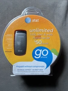 AT&T Samsung A107 Flip Cell Phone Go Phone For Prepaid Brand New Sealed - Picture 1 of 2