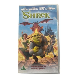 Shrek VHS Video Tape - DreamWorks Classic Family Animation 2001 - Picture 1 of 3