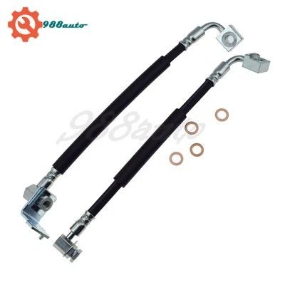 Par de mangueras de freno delanteras 2 piezas para Ford Explorer Ranger Mazda B3000 B4000 Mountaineer Foto 1 de 4