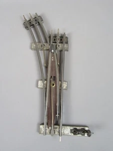 D363 Aiguillage Gauche Manuel Hornby Gauge Zéro O Métal Rayon 61 cm 2ft Vintage - Picture 1 of 10