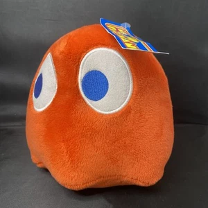 NUOVO Ms Pac-Man Red Ghost Peluche Fabbrica Bambola di Peluche Figura Pacman Arcade 4" - Foto 1 di 9