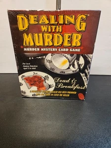 Dealing with Murder "Dead and Breakfast" Murder Mystery Card Game - NEW Sealed - Foto 1 di 2
