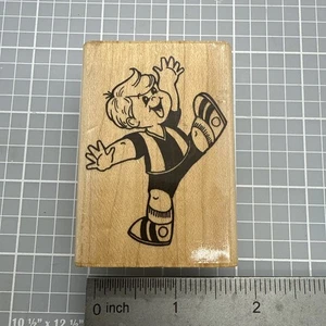 F8, Stampendous Rubber Stamp, H33 Sport Boy - Picture 1 of 6