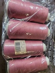 Sew-Right Overlock Thread Cones • Color: Dusty Pink. Lot Of 4. - Picture 1 of 2