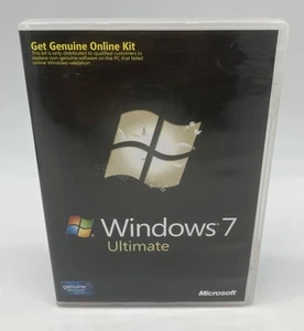 Microsoft Windows 7 Ultimate 32/64-Bit Retail Upgrade DVD - Used - VG No Key - Picture 1 of 6