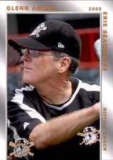 2008 Erie Seawolves Grandstand #14 Glen Adams Hitting Coach Baseball Card