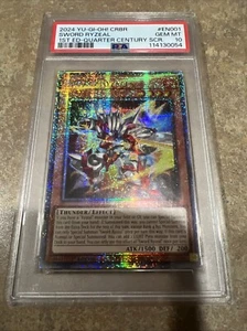 YUGIOH CRBR-EN001 Sword Ryzeal QUARTER CENTURY SECRET Rare 1st Edition NM - Picture 1 of 2