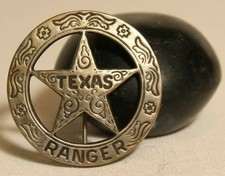 Texas Ranger Badge Made of Mexican Peso Coin Vintage