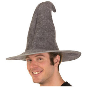 Gandalf Wizard Hat Adult Lord Of The Rings Hobbit Costume Gray Gift LOTR Cosplay