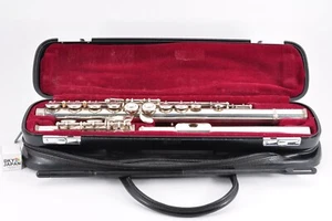 Yamaha YFL-311 Flute Silver Made in Japan w/Hardcase Carrybag Used Fm JP #029480 - Picture 1 of 24