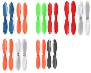 Hubsan X4 H107D 5 Sets of 4 Multi Colored 55mm Propellers - Picture 1 of 6