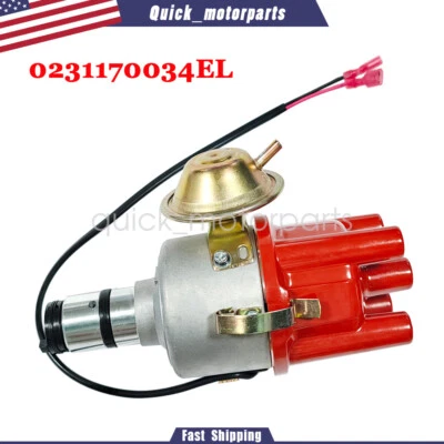New 034 Vacuum Advance Electronic Distributor For VW Bug Bus Ghia 0231170034EL - Image 1 of 4