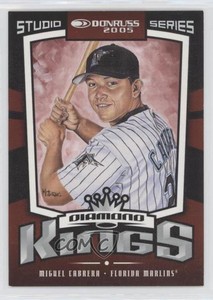 2005 Donruss Diamond Kings Studio Series Black /100 Miguel Cabrera #DK-10