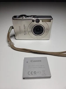 Canon PowerShot Digital ELPH SD450 Digital Elph Digital Camera W/ BATTERY 5.0 MP - Picture 1 of 13