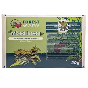 Mixed Leaves – Cherry Shrimp Food, Snail Feed, Natural Blackwater Conditioner - Picture 1 of 27