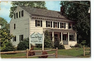 Postal de estanque cromado The Cannon Ball House - Springfield, Nueva Jersey - 1955 - Imagen 1 de 2