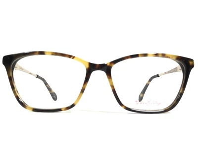 Lilly Pulitzer Eyeglasses Frames TO Marzian Tortoise Gold Cat Eye 53-15-135 Foto 1 de 4