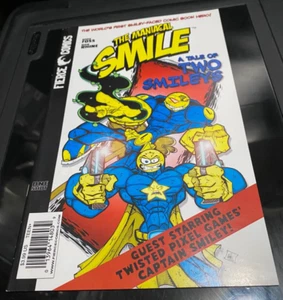 THE MANIACAL SMILE Comic Book feat. Captain Smiley of Comic Jumper Twisted Pixel - Picture 1 of 6