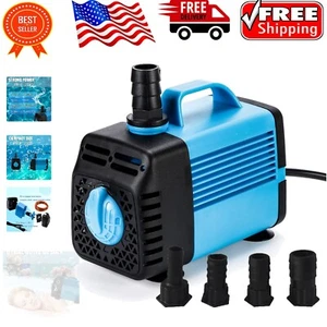 Compact 50W Submersible Pump - 792GPH Ideal for Fish Tanks & Waterfalls - Picture 1 of 8