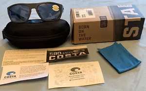 Costa TICO Matte Gray Frame Silver Gray Mirror Lenses 580P TCO 98 OSGP NEW - Picture 1 of 3