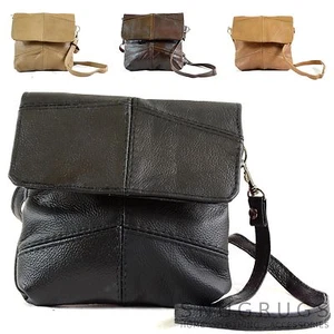 Damen Leder Handlich Schultertasche/Schultertasche/Geldbörse Mit Abnehmbarer - Picture 1 of 9
