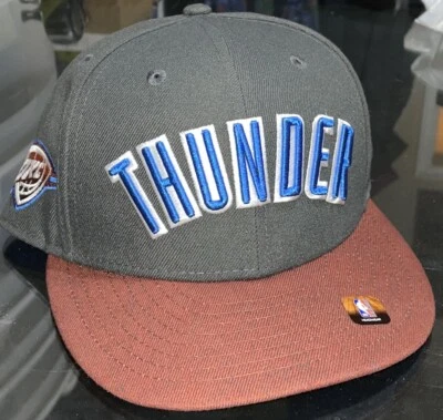 New Era Oklahoma City OKC Thunder 2022-23 City Edition 59Fifty Sz 7 Cap Hat - Image 1 of 4