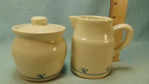 DE COLECCIÓN RARO ROSEVILLE, OHIO AZÚCAR Y CREMA "AMISTAD" ¡COMO NUEVO! - Imagen 1 de 3
