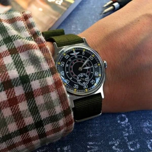 Aviator watch Pobeda Cool watch for men Military old watch Vintage style - Picture 1 of 11