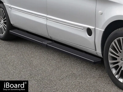 Premium 5" negro iBoard peldaños laterales aptos para furgoneta de carga Mercedes-Benz Metris 16-23 Foto 1 de 4
