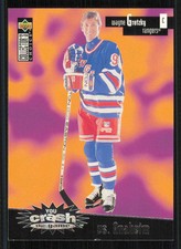 1996-97 Collector's Choice Crash the Game Silver #C1A Wayne Gretzky /vs. Anaheim