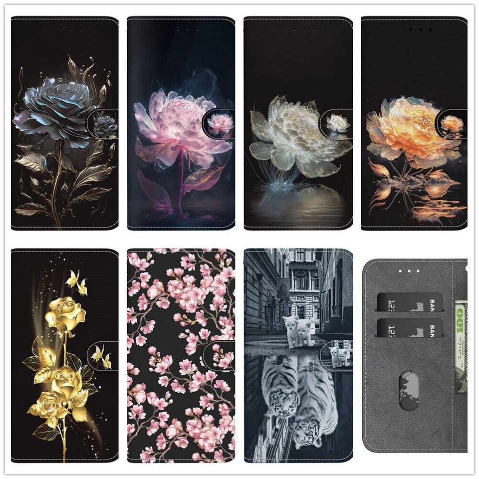 Butterfly Flower Phone Case for LG Stylo 7 6 K42 K62 K71 K41S K51S K40S K50 Q60 - Image 1 of 4