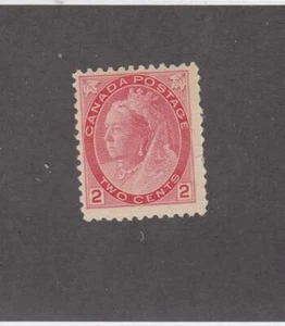 CANADÁ (MK4469) # 77 FVF-MNH 2 cts NÚMERO REINA VICTORIA/CARM CAT VALOR $90 - Imagen 1 de 1