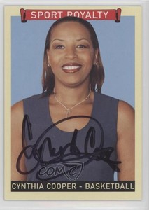 2008 Upper Deck Goudey Sport Royalty Auto Cynthia Cooper #GSR-CC Auto HOF