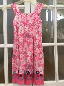 Kenzo Kinder Mädchen Sommerkleid Blumen rosa 10A/138 Made in France, guter Zustand - Bild 1 von 5