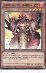CARTA YU-GI-OH -GUARDIE REGALI DELLA TEMPESTA DI FUOCO -BP03-IT034 - SHATTERFOIL - Foto 1 di 1