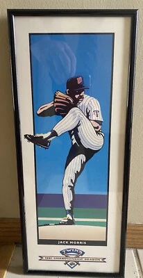 Minnesota Twins fans, Jack Morris HOF Illustration - Image 1 of 2