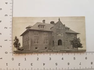Vintage echtes Foto Postkarte Hershey High School von Hershey PA Mini-Größe - Bild 1 von 2