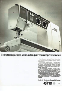 Publicité Advertising 108 1981 machine à coudre Elna Air electronic - Imagen 1 de 1