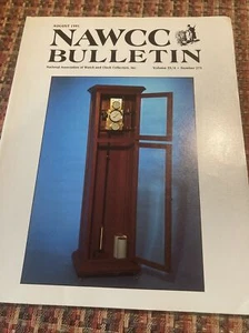 NAWCC Bulletin #273 1991 August #273 National Watch & Clock Collectors - Foto 1 di 5