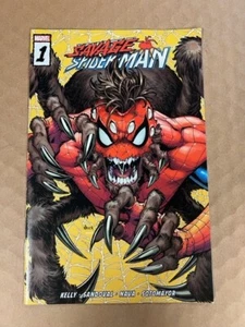 SAVAGE SPIDER-MAN #1 2022 Marvel Comics Walmart Variant Cover Kelly Sandoval - Picture 1 of 1