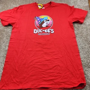 Bucees Shirt Med Red 40th Anniversary Party Like Its 1982 Beaver New w/ Tags - Picture 1 of 5