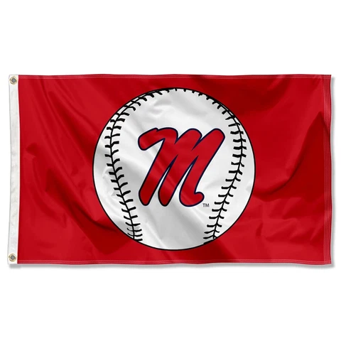 University of Mississippi Baseball 3x5 Foot Flag Cover