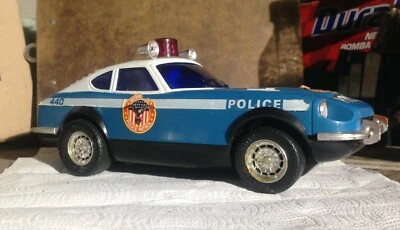 New Bright Nissan 280ZX Interstate Police Patrol Car 440 Bump And Go Used  - Image 1 of 4