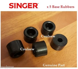 5 SINGER NÄHMASCHINE BASIS GUMME UNTERE FÜSSE BETTKISSEN 222k 411G 431G usw. - Bild 1 von 1