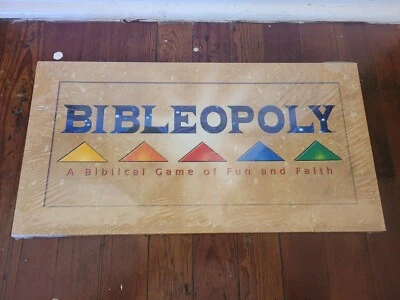 New Bibleopoly Family Bible Church Monopoly USA Board Game Sealed - Image 1 of 4