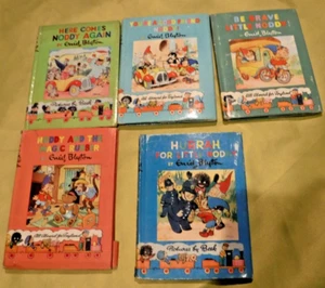 Enid Blyton  BE BRAVE LITTLE NODDY -  NODY AGAIN -NODDY & MAGIC RUBBER 5 BOOKS - Picture 1 of 22