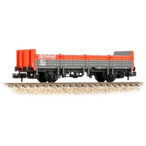 Graham Farish 373-626F BR OBA Vagón Abierto BR RAILFREIGHT Rojo y Gris NUEVO - Imagen 1 de 1