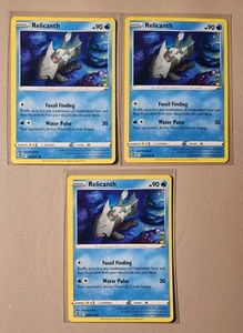 3x Relicanth 044/195 Pokemon card Silver Tempest common NM - Picture 1 of 1