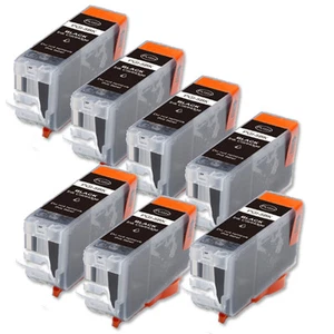 7 BLACK Replacement Printer Ink for PGI-5 Canon iP3300 iP3500 MP500 MP530 MP800 - Picture 1 of 1